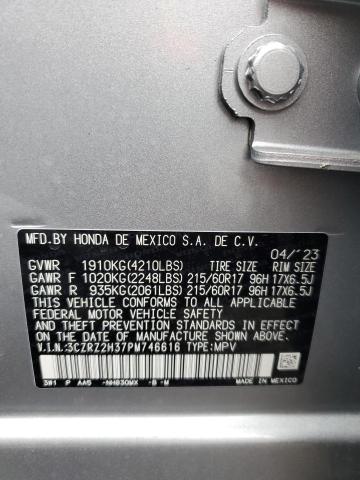 3CZRZ2H37PM746616 Honda HR-V LX
