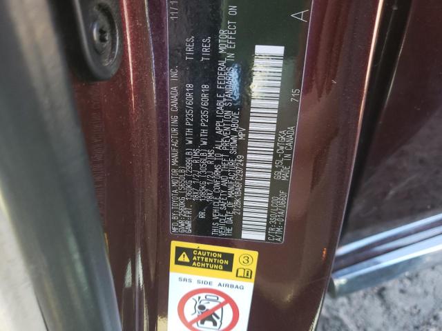 2T2BK1BA6FC297249 Lexus Rx 350 Base