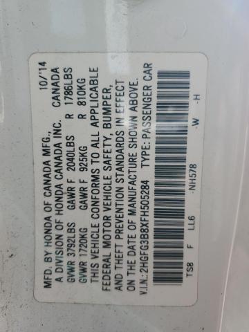 2HGFG3B8XFH505284 Honda CIVIC EX