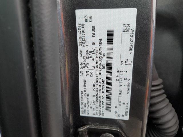1FTEW1CP8GFC72547 Ford F150 Supercrew