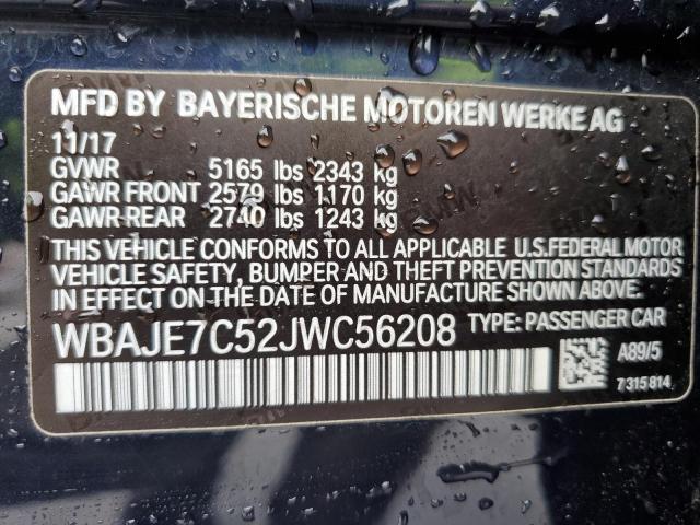 WBAJE7C52JWC56208 BMW 540 XI