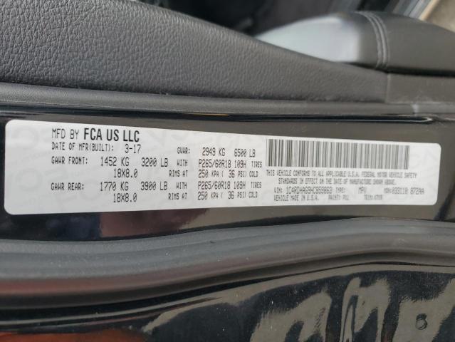 1C4RDHAG9HC859863 Dodge Durango Sxt
