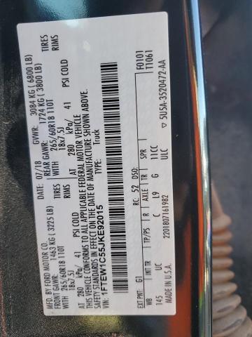 1FTEW1C55JKE92015 Ford F150 Supercrew