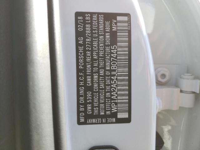 WP1AA2A54JLB07445 Porsche Macan
