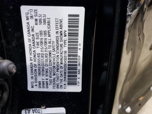 2HKRM3H35EH503156 Honda CR-V LX