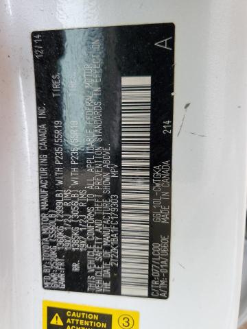2T2ZK1BA1FC179303 Lexus RX 350
