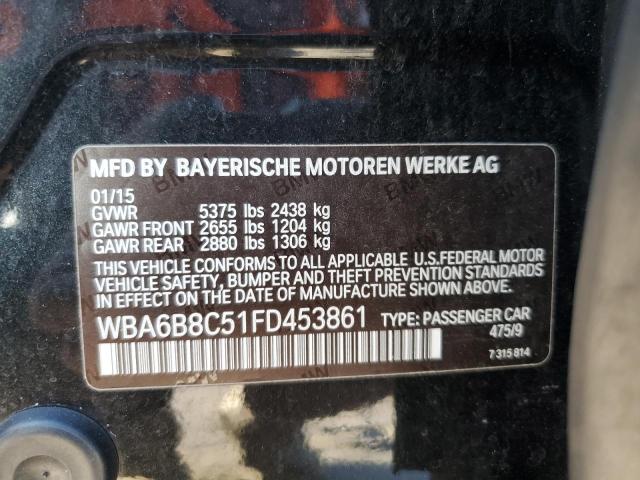 WBA6B8C51FD453861 BMW 640 Xi Gran Coupe