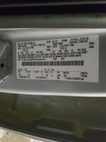 1FMCU0G97EUA06315 Ford ESCAPE SE
