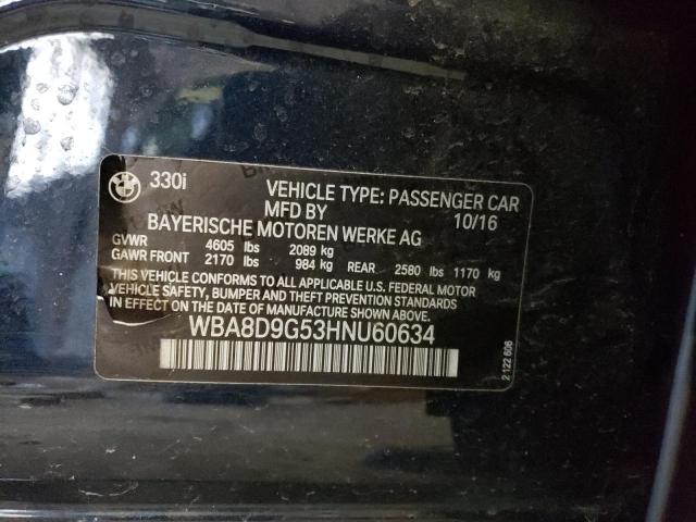 WBA8D9G53HNU60634 BMW 330 XI