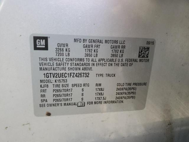 1GTV2UEC1FZ426732 GMC Sierra K1500 Sle