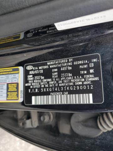 5XXGT4L31KG290012 KIA Optima Lx
