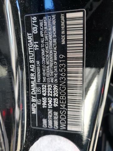 WDDSJ4EB0GN365319 Mercedes-Benz CLA 250