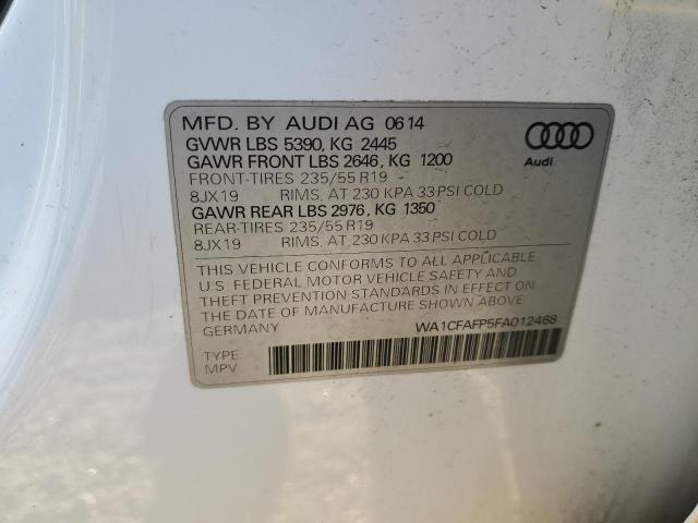WA1CFAFP5FA012468 Audi Q5 PREMIUM
