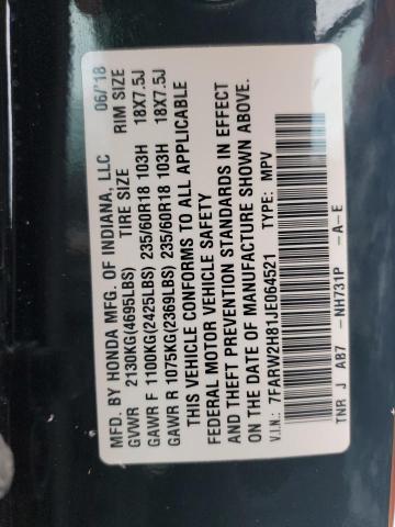 7FARW2H81JE064521 Honda CR-V EXL