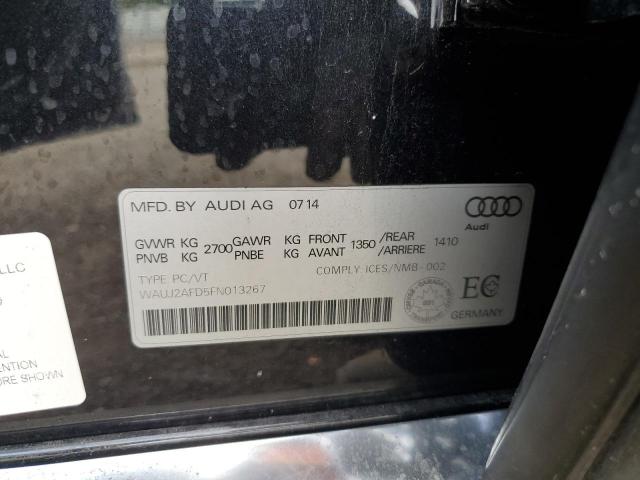WAUJ2AFD5FN013267 Audi A8 QUATTRO