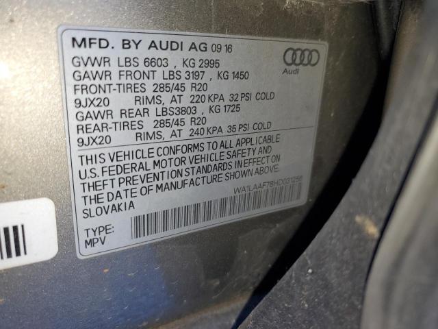 WA1LAAF78HD031256 Audi Q7 Premium Plus
