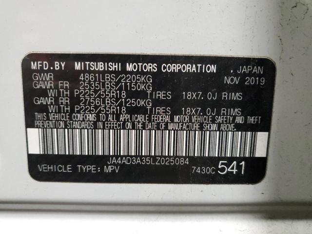 JA4AD3A35LZ025084 Mitsubishi Outlander Se