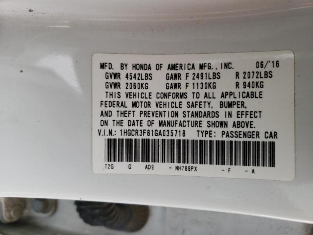 1HGCR3F81GA035718 Honda ACCORD EXL