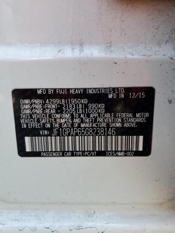 JF1GPAP65G8238146 Subaru Impreza Sport Premium