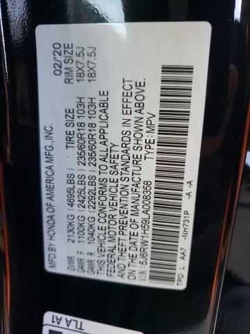 5J6RW1H59LA008358 Honda CR-V EX