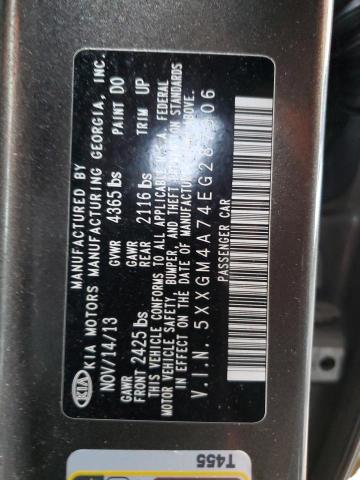 5XXGM4A74EG287306 KIA Optima Lx