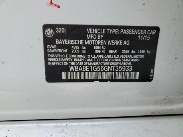 WBA8E1G56GNT35933 BMW 320 I
