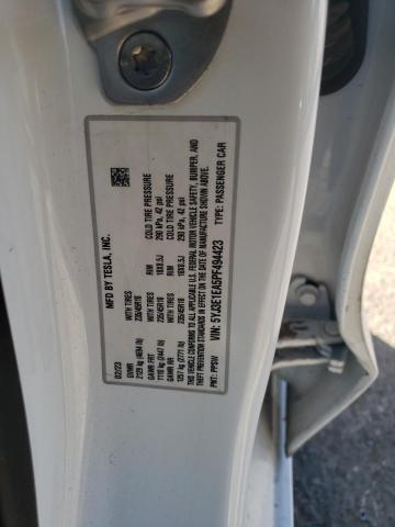 5YJ3E1EA5PF494423 Tesla MODEL 3
