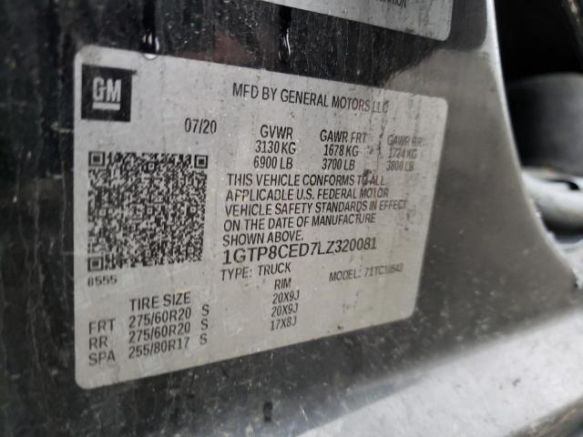 1GTP8CED7LZ320081 GMC Sierra C1500 Elevation