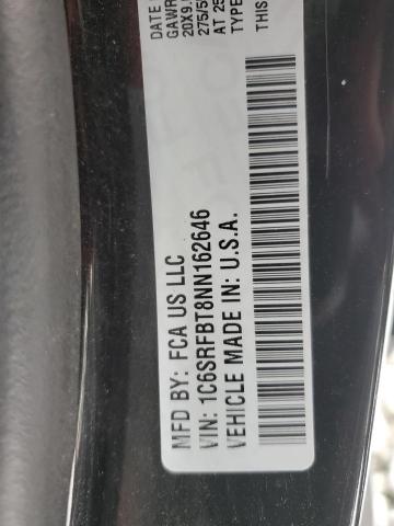 1C6SRFBT8NN162646 RAM 1500 Big Horn/lone Star