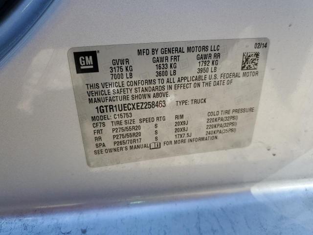 1GTR1UECXEZ258463 GMC Sierra C1500 Sle