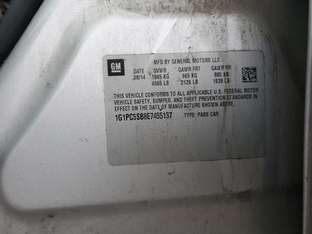 1G1PC5SB8E7455137 Chevrolet CRUZE LT