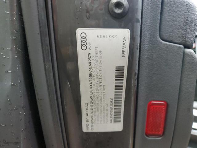 WAUENCF59JA132839 Audi A5 Premium Plus S-line