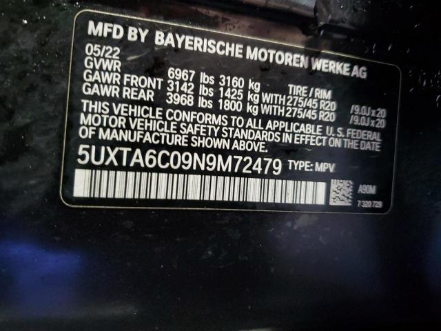 5UXTA6C09N9M72479 BMW X5 Xdrive45e