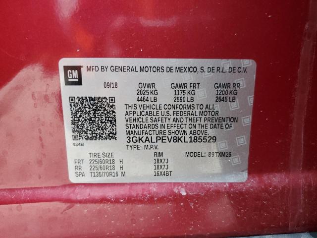 3GKALPEV8KL185529 GMC Terrain Slt