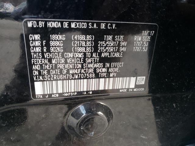 3CZRU6H79JM707588 Honda Hr-v Exl