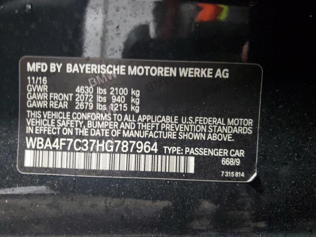 WBA4F7C37HG787964 BMW 430i Gran Coupe