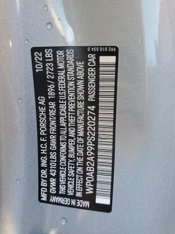 WP0AB2A99PS220274 Porsche 911 Carrera S
