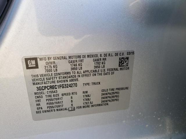 3GCPCREC1FG324270 Chevrolet Silverado C1500 Lt