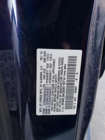 5FNRL5H23EB110714 Honda ODYSSEY LX