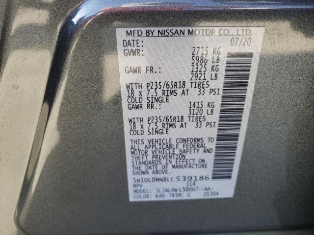5N1DL0MN8LC539186 Infiniti QX60 LUXE
