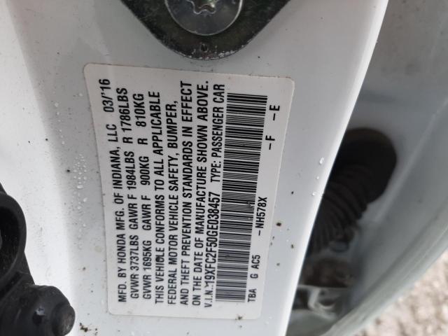 19XFC2F50GE038457 Honda Civic Lx