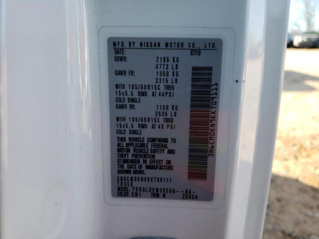 3N6CM0KN9KK709111 Nissan NV200 2.5S