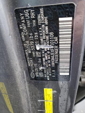 KMHGN4JEXFU101108 Hyundai Genesis 3.8l