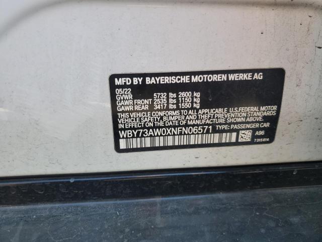 WBY73AW0XNFN06571 BMW I4 Edrive40