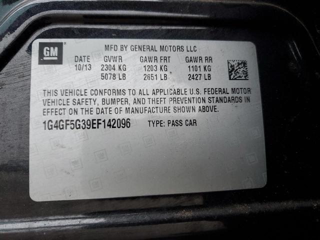 1G4GF5G39EF142096 Buick Lacrosse Touring