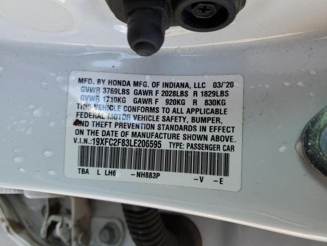 19XFC2F83LE206595 Honda Civic Sport