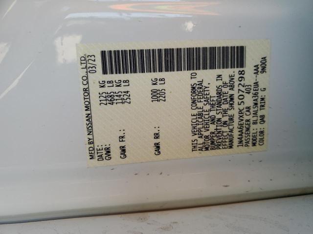 1N4AA6EVXPC507298 Nissan Maxima Sr