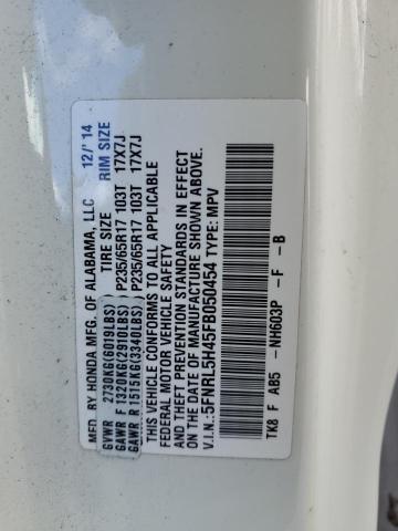 5FNRL5H45FB050454 Honda ODYSSEY EX