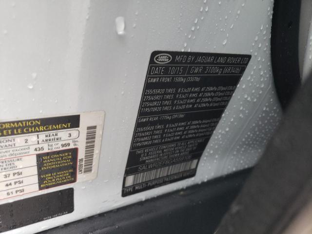 SALWR2EF6GA559106 Land Rover Range Rover Sport Sc