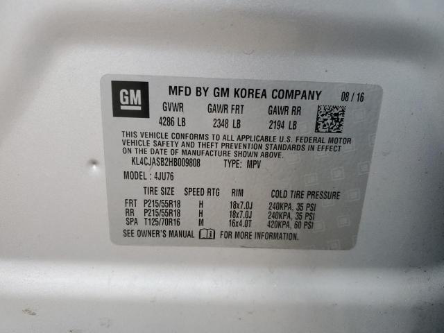 KL4CJASB2HB009808 Buick Encore Preferred
